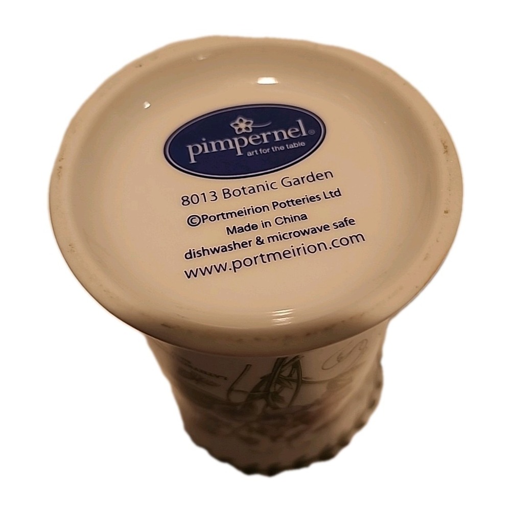 Set Of (2) Portmeirion 8013 BOTANIC GARDEN Cups With Matching Coasters - Picture 4 of 7